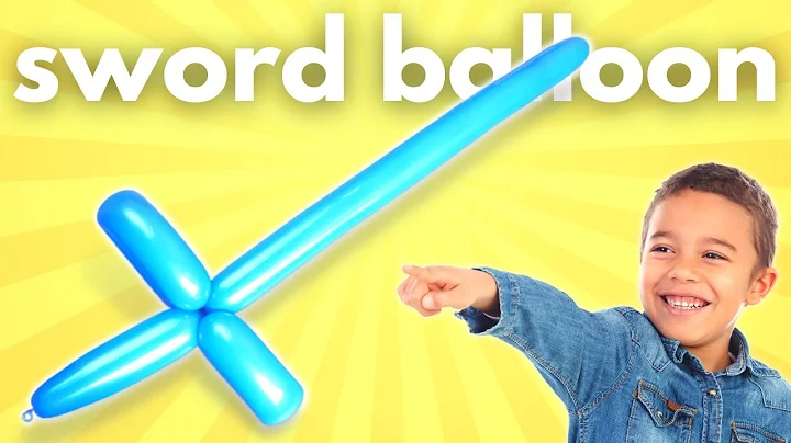 How To Make An Easy Balloon Sword for Beginners - Basic Sword Balloon #balloonsword #swordballoon