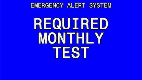 Required Monthly test: January