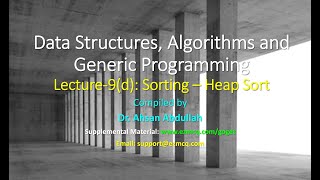 Lec-9(d) Sorting- Heap Sort