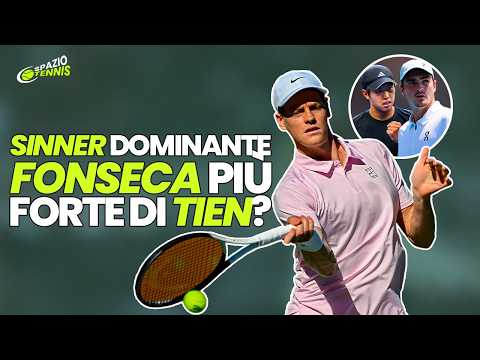 Video Sinner dominante a Indian Wells. Fonseca meglio di Tien?