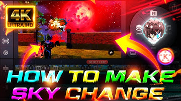 RUOK FF video sky change effect in kinemaster app   ||   free fire sky change video editing tutorial