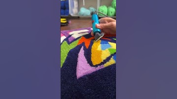 Create Unique Custom Rugs with Ease #tufting #customdecor #kidsroomideas