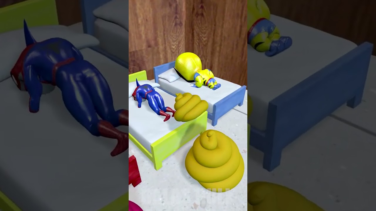 GTA V Spider Girl and Spiderman and Spidey   BEDROOM CHALLENGE 2 #gta