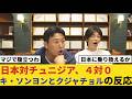 【WC】日本対チュニジアを実況していた、キ・ソンヨンとク・ジャチョルの反応
