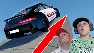 РАЗБИЛИ Мерседес GT 63 на КРАШ ТРЕКЕ в BeamNg Drive