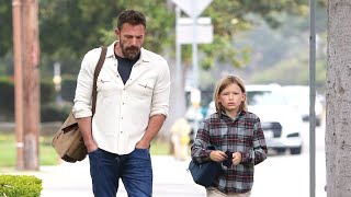 Ben Affleck Enjoys Daddy Duty While Strolling With Son Sam