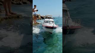 This RC Yacht Looks Too Real to Be Remote-Controlled 😱🚤 #RCBoat #RemoteControlBoat #RCYacht