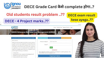 DECE Old Student Result Problem 2025 IGNOU Level Up Learning Simran Gumber