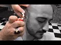 ASMR BARBER RAZOR SHAVE • Hair Root With Razor Cleaning