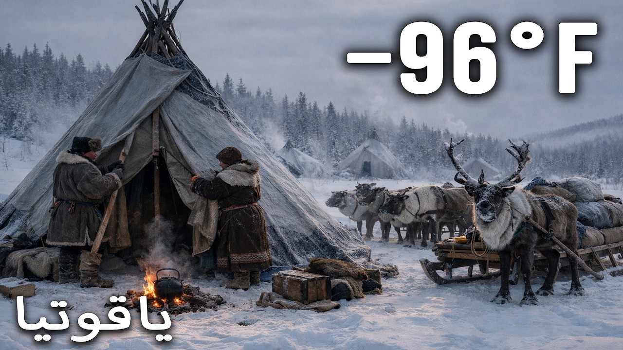 ياقوتيا −96°ف | كيف يعيش البشر في هذا البرد القاسي؟ | فيلم وثائقي بدقة 4K