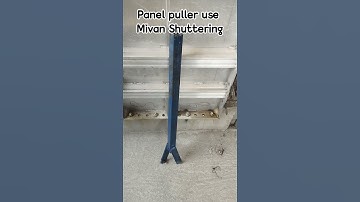 Panel puller in Mivan Shuttering #measurement #construction #mivanshuttering #concrete #autocad