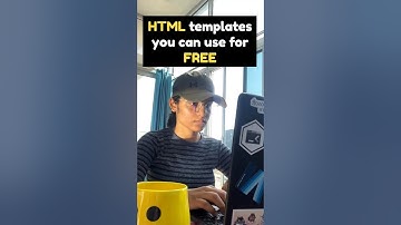 Free website for html and css templates | #shorts #coding #template #freewebsites