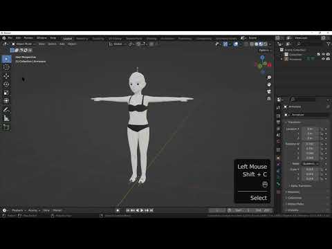 Import Decentraland Wearables into Blender from GitHub - Lession 2