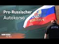 Krieg gegen die Ukraine: Autokorso und Pro-Russland Demo | WDR Aktuelle Stunde