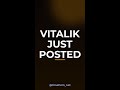 Vitalik Just Posted — Last Time Altcoins Rallied Five Days Straight #Shorts