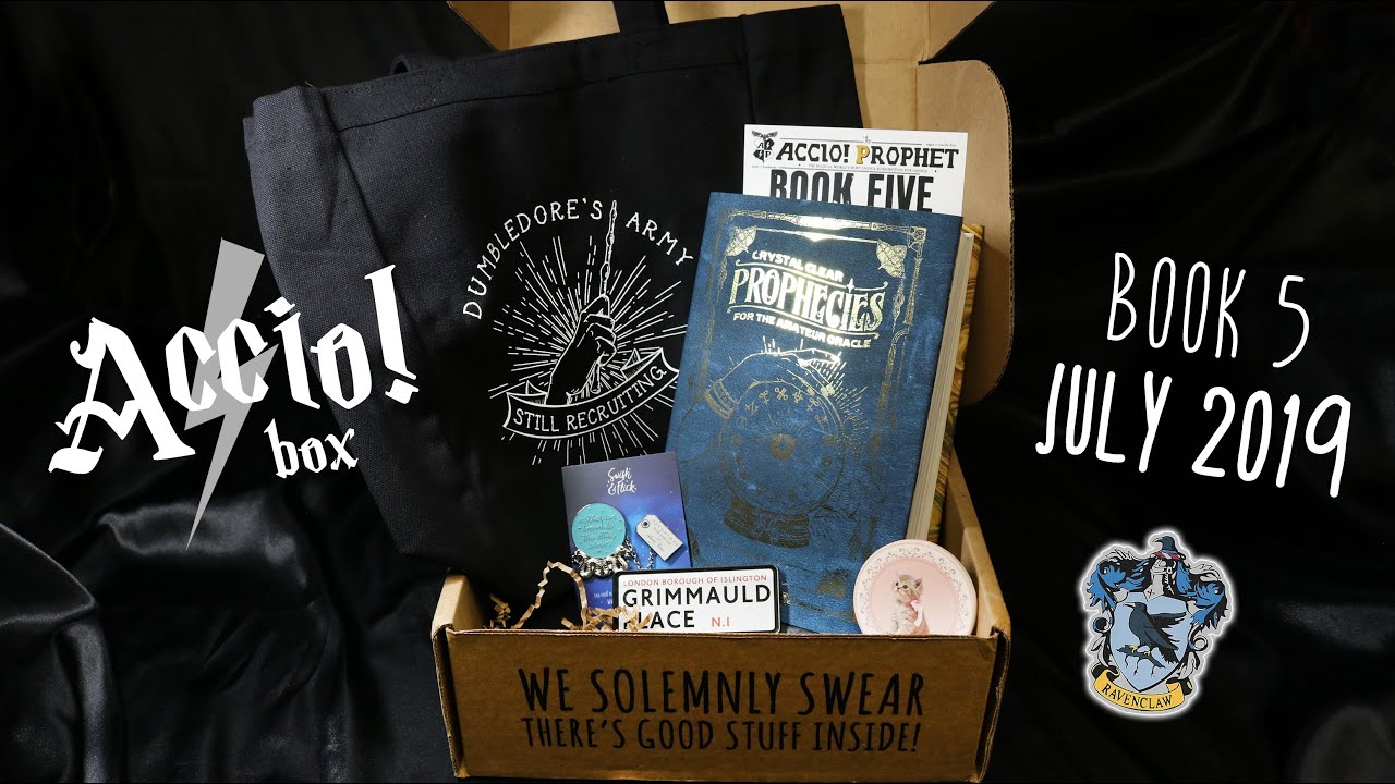Accio Box Unboxing July 2019 Year 5 Harry Potter and the Order of the Phoenix YouTube