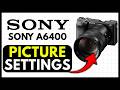 Best PICTURE SETTINGS For Sony A6400 (EASY) 2026