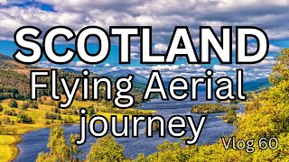 Flying over Scotland (with soundscape)4K