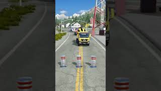 Cement Mixer Trucks vs Heavy Steel Bollards Challenge – BeamNG.drive