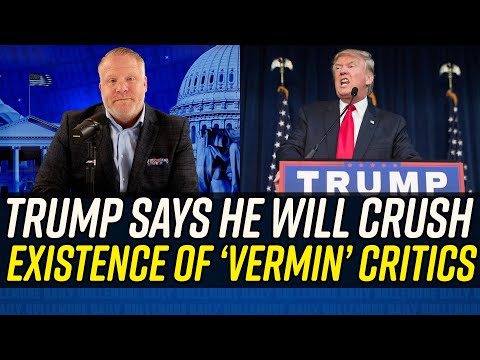 Trump Uses Hitler's Exact Language - Says He Will Root Out 'Vermin' Opponents!!!