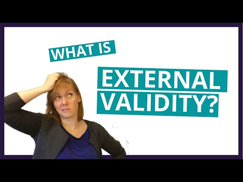 What is external validity? - mini epidemiology tutorial
