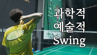 BADMINTON | How to make an Ideal swing Angle: Da Vinci, Secret of the Golden Ratio