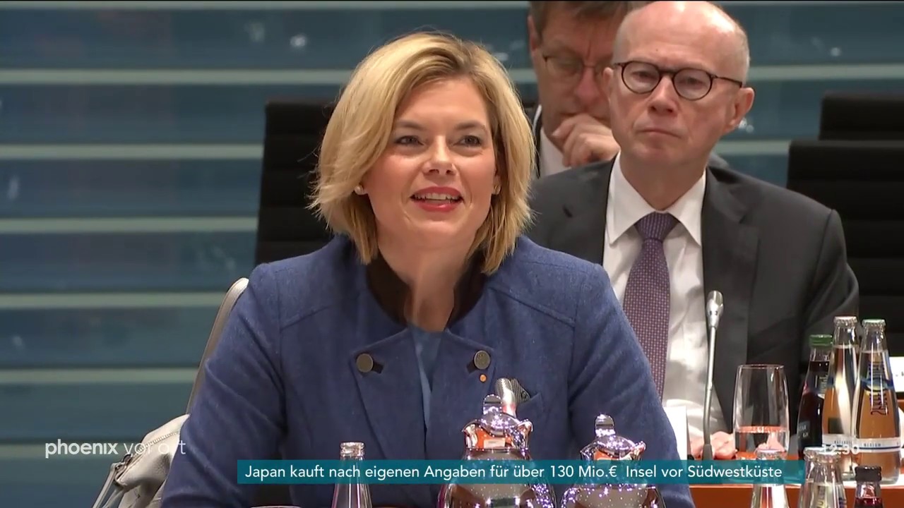 Bundeskanzlerin Merkel und Landwirtschaftsministerin Klöckner beim Agrargipfel am 02.12.19