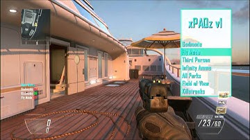 xPAQz v1 RTM Mod Menu black ops 2