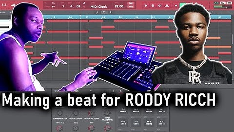 How I Make a Beat for RODDY RICCH (piano melody) * MPC X Beat Making *