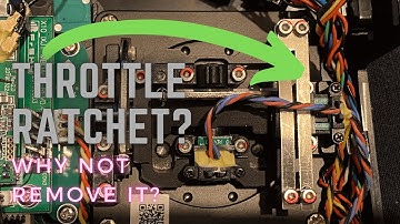 How to remove the throttle RATCHET from FrSky X10S Express