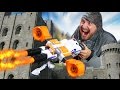 NERF Defend your Castle Challenge! [Ep. 1]