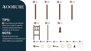 Yoobure Wood Clothing Rack Assembly Video