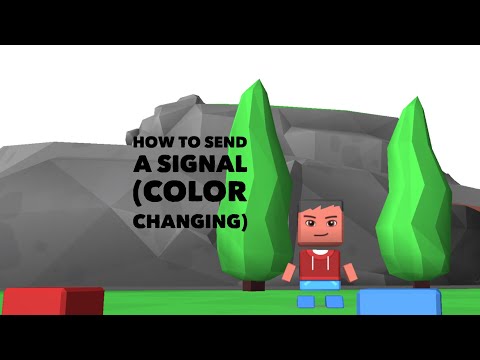 Blocksworld tutorials:how to send a signal (color changing)