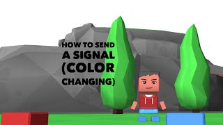Blocksworld tutorials:how to send a signal (color changing)
