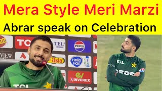 Abrar Ahmed Press Conference Kuch Teams Hain Jin K Against Ye Celebration Karta Rahunga