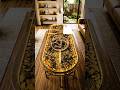Preserving a sleeping dinosaur inside a luxury table! 🦖