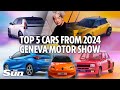 These are my top 5 cars from the 2024 geneva motor show  the suns motors editor rob gill