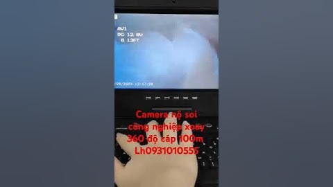 Camera nội soi đường ống công nghiệp IK803 xoay 360 độ cáp100m