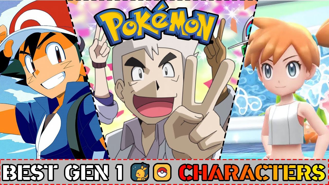 Top 10 Best Characters From Gen1 Explained In Hindi Top 10 Best Pokemon Character In Hindi 