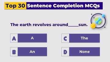 Important Sentence Completion MCQs | English Grammar MCQs (FIA Test Preparation 2022)