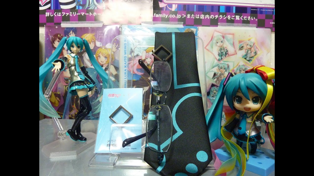 初音ミク×和真 メガネホルダークリップタイプとピンタイプの2種類同時