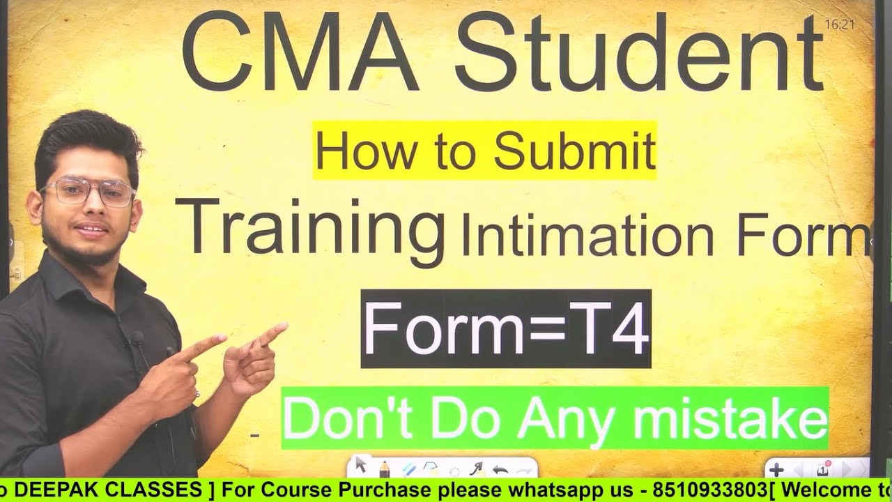 How to Submit FORM T-4 || for CMA Trainee Students