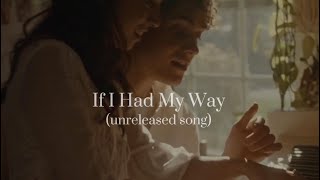 Video thumbnail of "If I Had My Way - Joshua Bassett (lyric video) (unreleased song)"