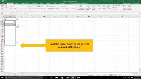 Finding SLOPE in Excel