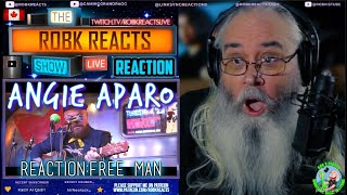 Angie Aparo Live Performance Reaction: Free Man  First Time Hearing