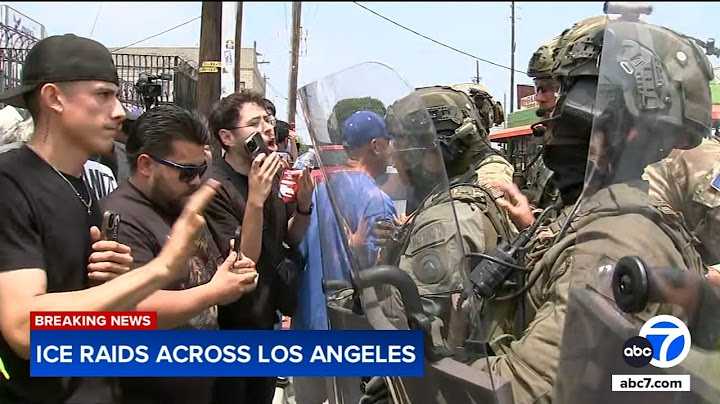 Widespread ICE raids: Protesters clash with federal agents in Los Angeles after immigration ops