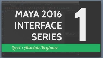 Maya 2016 Interface 1 - Menus