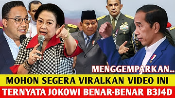 Menggemparkan.! Mohon Segera Viralkan Video Ini Sebelum Dihapus, Ternyata Begini B3j4dnya Jokowi