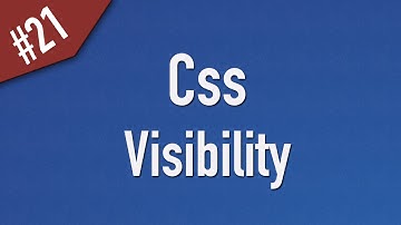 [ تعلم Css ] درس #21 - شرح خاصية ال Visibility والفرق بينها و بين ال Display