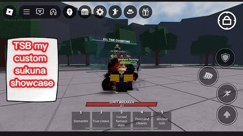 The strongest battlegrounds my custom sukuna moveset showcase